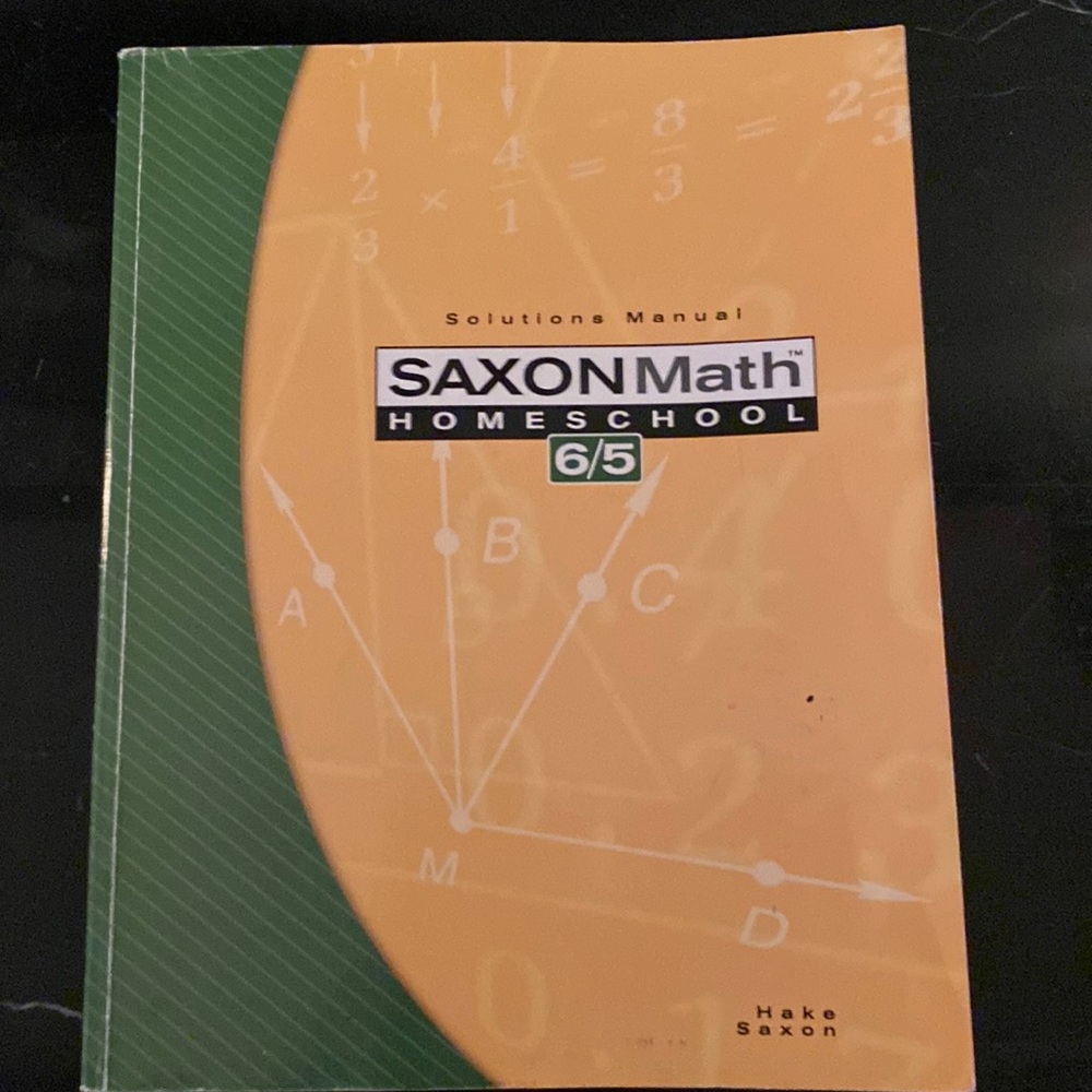 Homeschool Early Learning Saxon Math 65 Solutions Manual